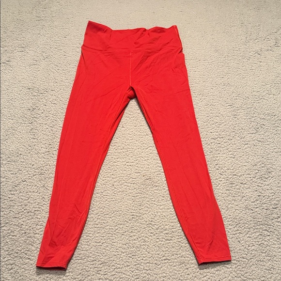 Vuori AllTheForm Legging Red Leggings size L - Picture 3 of 9